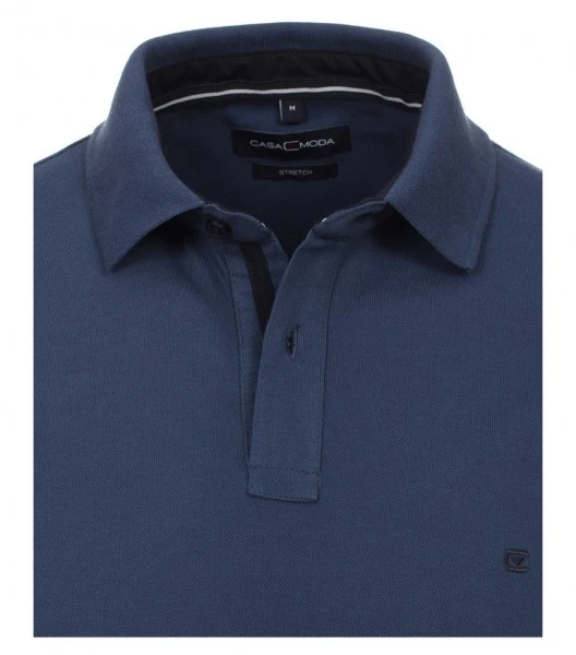 CASAMODA Polo Halbarm Polo NOS, 125 Blau 2 CASAMODA Polo Halbarm Polo NOS, 125 Blau – Bild 2