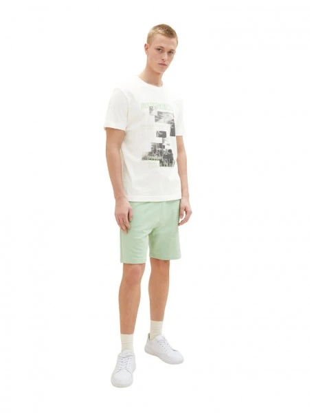 TOM TAILOR Denim T-Shirt Halbarm Printed T-shirt, Placid Green 3 TOM TAILOR Denim T-Shirt Halbarm Printed T-shirt, Placid Green – Bild 3