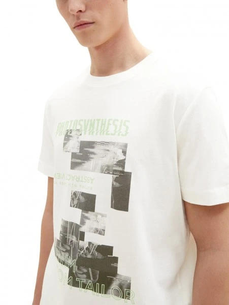 TOM TAILOR Denim T-Shirt Halbarm Printed T-shirt, Placid Green 6 TOM TAILOR Denim T-Shirt Halbarm Printed T-shirt, Placid Green – Bild 6