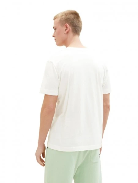 TOM TAILOR Denim T-Shirt Halbarm Printed T-shirt, Placid Green 4 TOM TAILOR Denim T-Shirt Halbarm Printed T-shirt, Placid Green – Bild 4