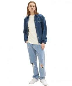 TOM TAILOR Denim T-Shirt Halbarm Relaxed Structured T-shirt, Black 8 TOM TAILOR Denim T-Shirt Halbarm Relaxed Structured T-shirt, Black -Lloyd Gürtel Shop b82ad861 9336 4886 a814 032cd4706e2a 600x600