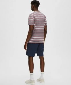 Selected T-Shirt Halbarm SLHBERTIE MERC STRIPE SS O-NECK TEE, Wistful Mauve -Lloyd Gürtel Shop b82ad861 9336 4886 a814 2a2c843c2fb7 600x600