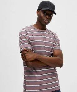 Selected T-Shirt Halbarm SLHBERTIE MERC STRIPE SS O-NECK TEE, Wistful Mauve -Lloyd Gürtel Shop b82ad861 9336 4886 a814 2a2cc82168b4 600x600