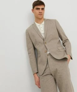 JACK&JONES Premium H-Blazer JPRRIVIERA LINEN BLAZER SLIM FIT SN, Beige/SLIM FIT -Lloyd Gürtel Shop b82ad861 9336 4886 a814 2b2cb0f56cc0 600x600