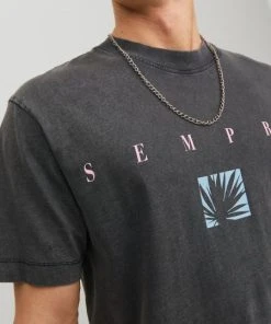 Jack & Jones T-Shirt Halbarm JOREXOTIC TEE SS CREW NECK LN, Black -Lloyd Gürtel Shop b82ad861 9336 4886 a814 362c48e5b35f 600x600