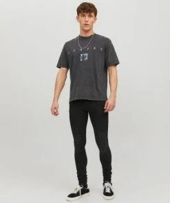 Jack & Jones T-Shirt Halbarm JOREXOTIC TEE SS CREW NECK LN, Black -Lloyd Gürtel Shop b82ad861 9336 4886 a814 362cb4fb2962 600x600