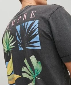 Jack & Jones T-Shirt Halbarm JOREXOTIC TEE SS CREW NECK LN, Black -Lloyd Gürtel Shop b82ad861 9336 4886 a814 362ce8c52b5dfMWT4r23W7lL8 600x600