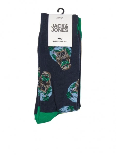 Jack & Jones Strümpfe JACPARADISE SOCKS 5 PACK, Solar Power/Navy Blazer - Lush Mead 2 Jack & Jones Strümpfe JACPARADISE SOCKS 5 PACK, Solar Power/Navy Blazer - Lush Mead – Bild 2