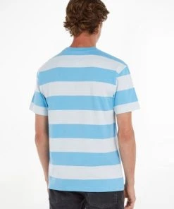 Tommy Jeans T-Shirt Halbarm TJM CLSC TONAL STRIPE TEE, BLUE -Lloyd Gürtel Shop b82ad861 9336 4886 a814 622c9062915e 600x600