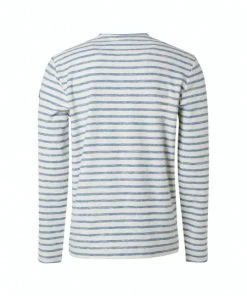 No-Excess T-Shirt Langarm T-Shirt Long Sleeve Crewneck Stripe, Blue -Lloyd Gürtel Shop b82ad861 9336 4886 a814 902cf473a006 600x600