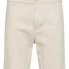 Selected Bermuda SLHCOMFORT-TILAK SHORTS W, Incense/mixed W. Oatmeal