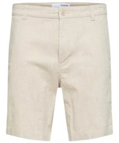 Selected Bermuda SLHCOMFORT-TILAK SHORTS W, Incense/mixed W. Oatmeal