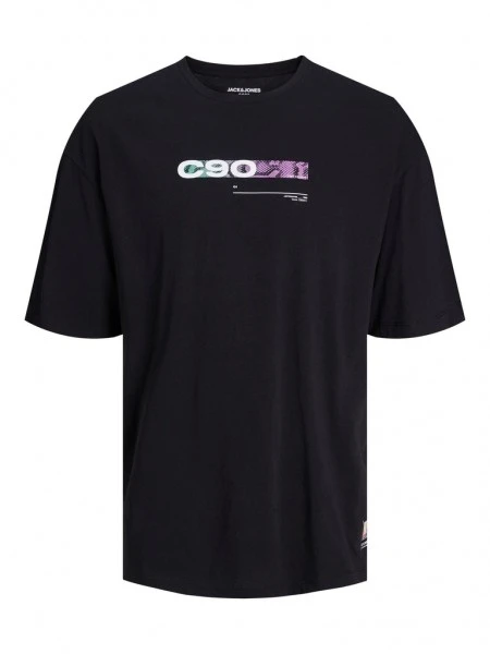 Jack & Jones T-Shirt Halbarm JCOSNAKE TEE SS CREW NECK, Black 1 Jack & Jones T-Shirt Halbarm JCOSNAKE TEE SS CREW NECK, Black