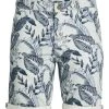 Jack & Jones Shorts JPSTBOWIE JJSHORT SA PRINTED SN, High-rise/AOP FLINTSTONE