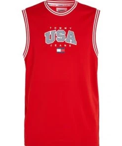 Tommy Jeans Tank-Top TJM OVZ MODERN SPORT TANK, RED