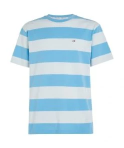 Tommy Jeans T-Shirt Halbarm TJM CLSC TONAL STRIPE TEE, BLUE