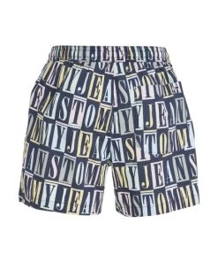 Tommy Jeans Bermuda TJM AOP BEACH SHORT, BLUE
