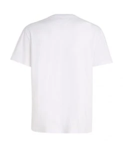 Tommy Jeans T-Shirt Halbarm TJM AOP FLAG TEE, WHITE