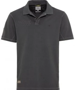 Camel Active Polo Halbarm GMD Polo, Shadow Grey