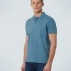No-Excess Polo Langarm Polo Solid Stretch Responsible Choi, Blue