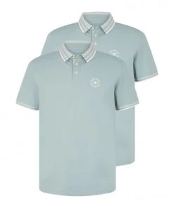 Tom Tailor Polo Halbarm Basic Polo, Light Ice Blue