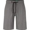 TOM TAILOR Denim Shorts Regular Yarn Dyed Shorts, Black Grey Bean Dobby