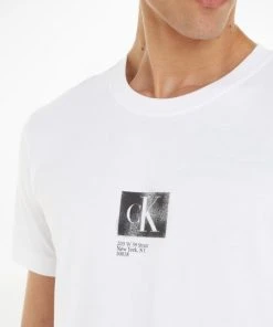 Calvin Klein T-Shirt Halbarm LANDSCAPE BOX BACK GRAPHIC TEE, WHITE -Lloyd Gürtel Shop b82ad861 9336 4886 a814 de2bd49034eb 600x600