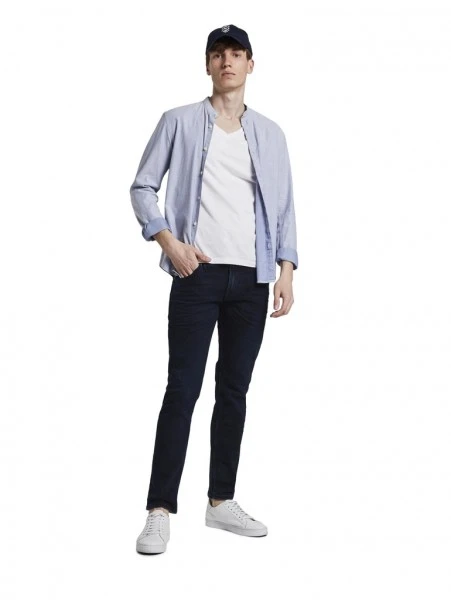 TOM TAILOR Denim Jeans Slim PIERS Blue Black Denim, Blue Black Denim 4 TOM TAILOR Denim Jeans Slim PIERS Blue Black Denim, Blue Black Denim – Bild 4