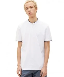 TOM TAILOR Denim Polo Halbarm Polo With Tipping, White -Lloyd Gürtel Shop b82ad861 9336 4886 a814 ff2b1c9b5449 600x600