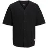 Jack & Jones T-Shirt Halbarm JORTEAM BASEBALL TEE SS, Black
