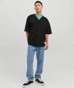 Jack & Jones T-Shirt Halbarm JORTEAM BASEBALL TEE SS, Black -Lloyd Gürtel Shop bf1b6097 9265 e689 a514 fff578fd7f60 600x600