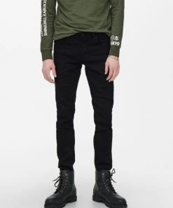 Only & Sons Jeans ONSLOOM BLACK SLIM JOG PK 1418 NOOS, Black Denim -Lloyd Gürtel Shop bfde7f92 8967 6a8b 8f14 8443c83de720 600x600