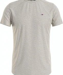 Tommy Jeans T-Shirt Halbarm TJM SLIM JASPE C NECK, WHITE