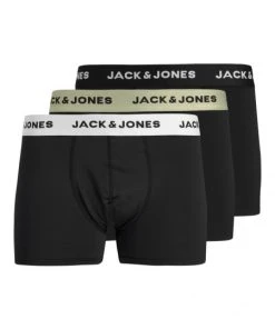 Jack & Jones Pant JACERIC MICROFIBER TRUNKS 3 PACK, Black/Black - Black