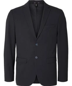 Selected Anzug Sakko SLHSLIM-LIAM BLZ FLEX B NOOS, Navy Blazer