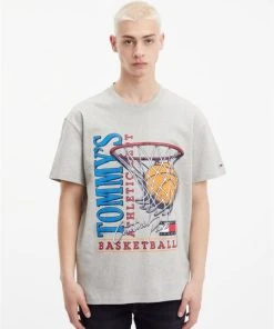 Tommy Jeans T-Shirt Halbarm TJM RLXD BASKETBALL VINTAGE TEE, GREY -Lloyd Gürtel Shop c7d8a4dd d261 09ba 9c14 3466486927e6 600x600