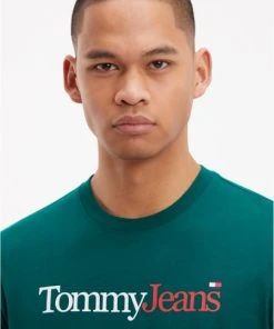 Tommy Jeans T-Shirt Halbarm TJM REG ESSENTIAL MULTI LOGO TEE, GREEN -Lloyd Gürtel Shop c7d8a4dd d261 09ba 9c14 3466904d8f93 600x600