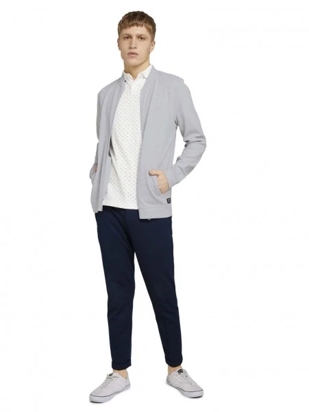 TOM TAILOR Denim Polo Halbarm Alloverprinted Polo, White Regular Dot Print 3 TOM TAILOR Denim Polo Halbarm Alloverprinted Polo, White Regular Dot Print – Bild 3