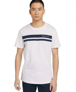 TOM TAILOR Denim T-Shirt Halbarm Printed T-shirt, White -Lloyd Gürtel Shop c7d8a4dd d261 09ba 9c14 e779a82a98c9 600x600