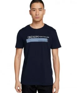 TOM TAILOR Denim T-Shirt Halbarm Printed T-shirt, Sky Captain Blue -Lloyd Gürtel Shop c7d8a4dd d261 09ba 9c14 e8791837d307 600x600