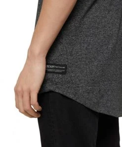 TOM TAILOR Denim T-Shirt Halbarm Structured T-shirt, Black Non-Solid -Lloyd Gürtel Shop c7d8a4dd d261 09ba 9c14 e87918abda59 600x600