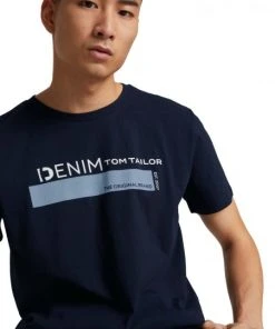 TOM TAILOR Denim T-Shirt Halbarm Printed T-shirt, Sky Captain Blue -Lloyd Gürtel Shop c7d8a4dd d261 09ba 9c14 e87924c8b50a 600x600
