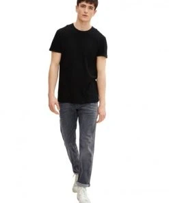 TOM TAILOR Denim T-Shirt Halbarm T-shirt With Pocket And Turnup, Black -Lloyd Gürtel Shop c7d8a4dd d261 09ba 9c14 e879f4c31845 600x600