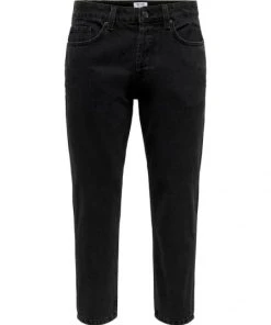 Only & Sons Jeans ONSAVI BEAM TAP BLACK 2962 JEANS NO, Black Denim