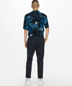 Only & Sons Hose ONSLINUS CROP LINEN MIX GW 1823 NOO, Dark Navy -Lloyd Gürtel Shop c951497f f71d 4fae 9114 a16774e521f9 600x600