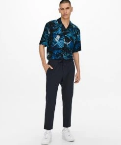 Only & Sons Hose ONSLINUS CROP LINEN MIX GW 1823 NOO, Dark Navy -Lloyd Gürtel Shop c951497f f71d 4fae 9114 a167981e2ef9 600x600