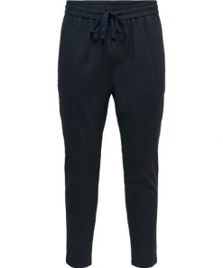 Only & Sons Hose ONSLINUS CROP LINEN MIX GW 1823 NOO, Dark Navy