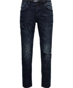 Only & Sons Jeans ONSLOOM LIFE SLIM BLUE BLACK PK 981, Blue Denim