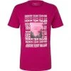 TOM TAILOR Denim T-Shirt Halbarm Printed T-shirt, Pure Magenta