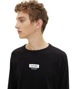 TOM TAILOR Denim T-Shirt Halbarm Printed Longsleeve, Black -Lloyd Gürtel Shop ca04ac68 bfe8 44b5 a214 359a3c17889e 600x600